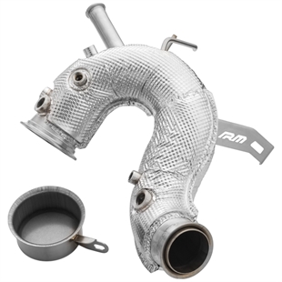 RM Motors Downpipe Set Volkswagen Golf VIII 2.0 TDI GTD + Heat Shield